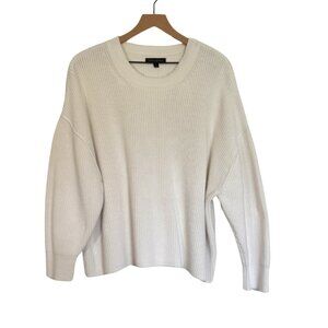 Banana Republic Cream Ribbed Knit Sweater – XL